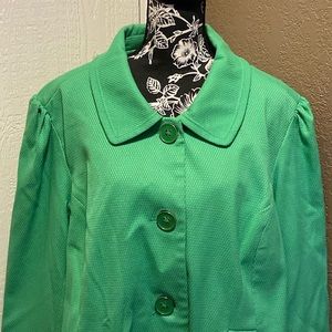 Dialogue green blazer